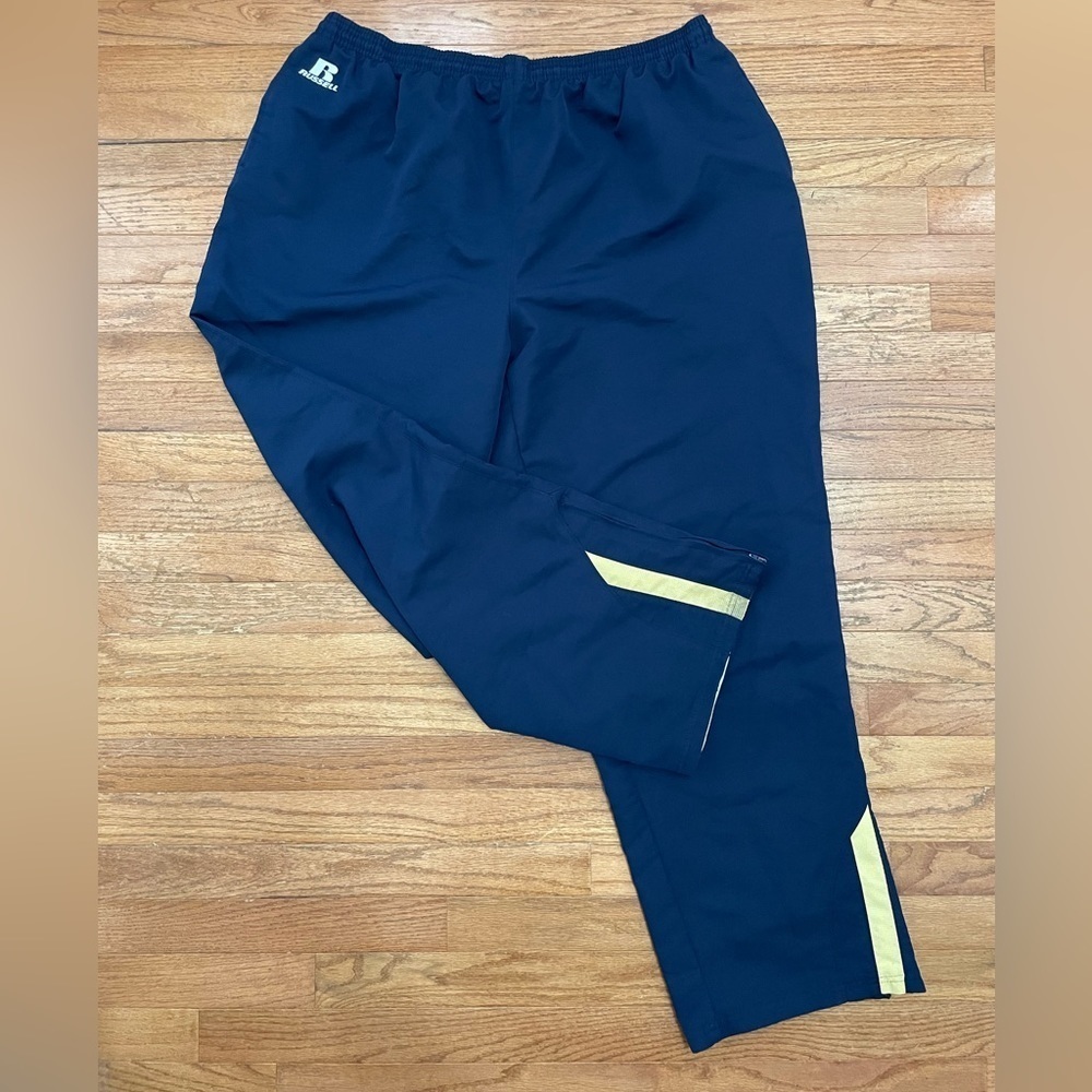 Russell Athletic Lined Blue Pants | Size XXL